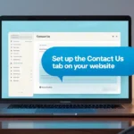 Set Up the Contact Us Tab on Your Website | Quick Guide